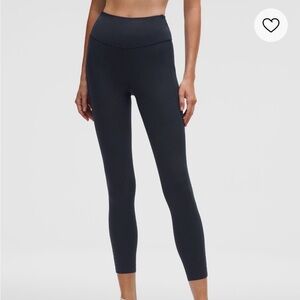 Lululemon Fast & Free Leggings with Pockets, 25” in True Navy